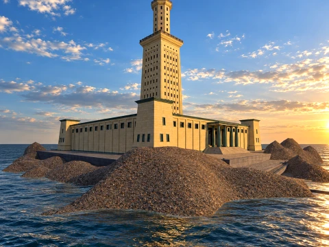 The Lighthouse of Ancient Alexandria 3D Model