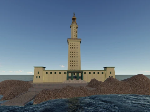 The Lighthouse of Ancient Alexandria 3D Model