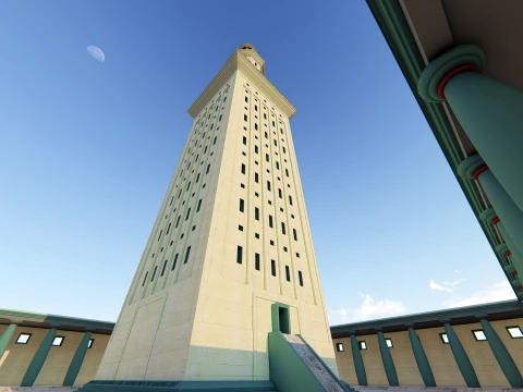 The Lighthouse of Ancient Alexandria 3D Model