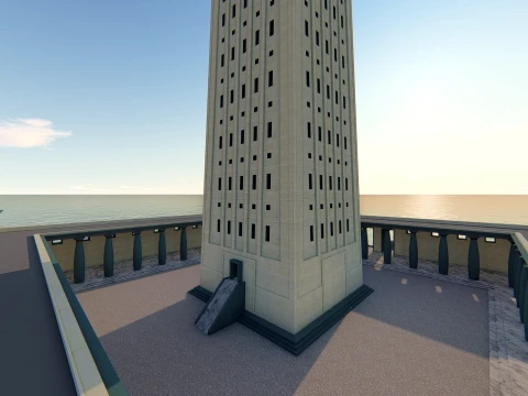 The Lighthouse of Ancient Alexandria 3D Model