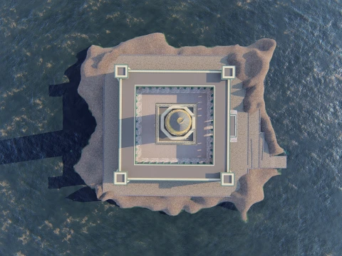 The Lighthouse of Ancient Alexandria 3D Model