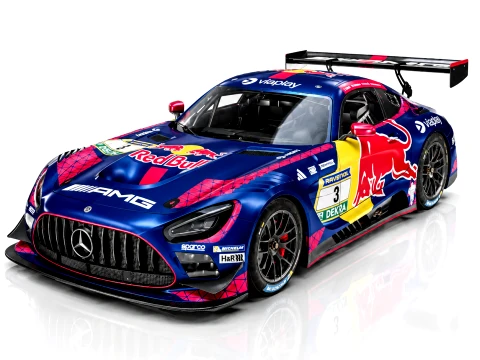 Max Verstappen Mercedes-AMG GT3 3D Modell