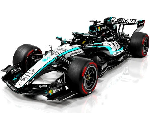 메르세데스-AMG W17 F1 2026 포뮬러 1 3D 모델