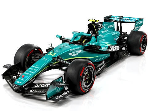 Aston Martin AMR26 F1 2026 Formula 1 3D Model
