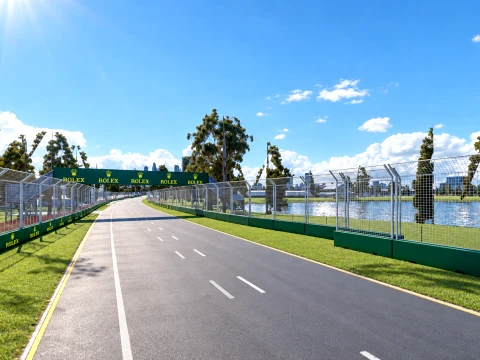 Grand Prix Australii F1 Albert Park Melbourne Circuit Model 3D