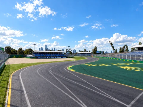 F1 Australian Grand Prix Albert Park Melbourne Circuit 3D Model