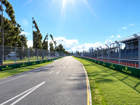 F1 Australian Grand Prix Albert Park Melbourne Circuit 3D Model