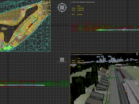 F1 Australian Grand Prix Albert Park Melbourne Circuit 3D Model