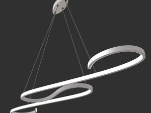 led suspension 8 3D Model