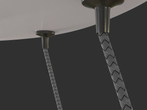 led suspension 8 Model 3D