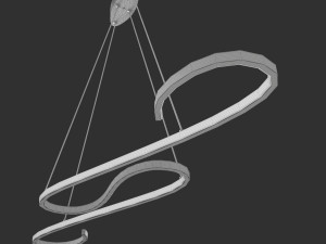 led suspension 8 Model 3D