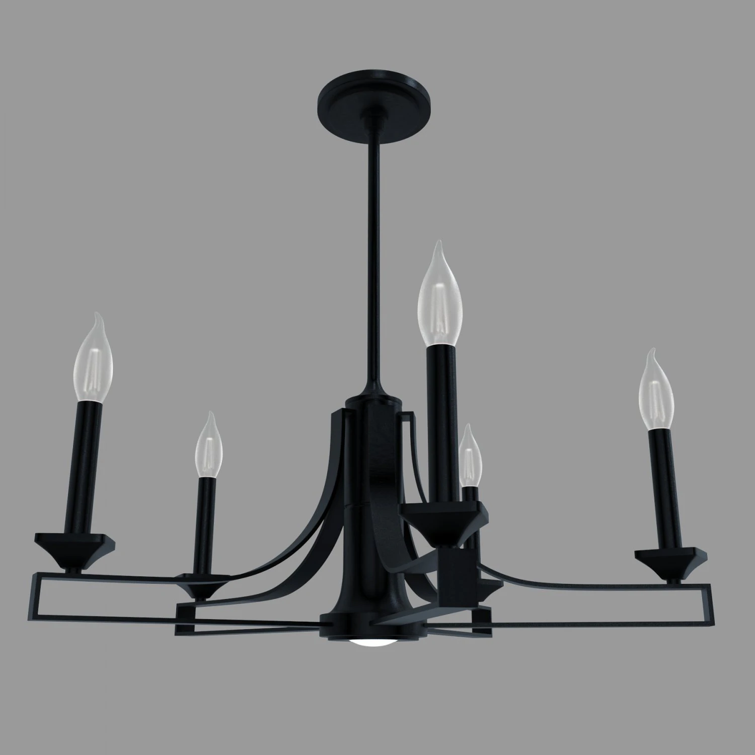 chandelier 40055-07 by livex lighting 3D Model .c4d .max .obj .3ds .fbx .stl .blend 