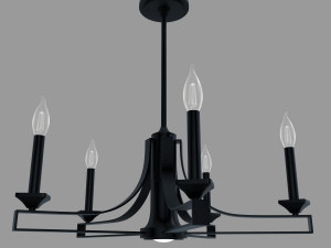 chandelier 40055-07 by livex lighting 3D 模型