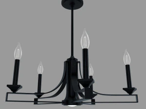 chandelier 40055-07 by livex lighting 3D Model