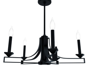 chandelier 40055-07 by livex lighting Model 3D
