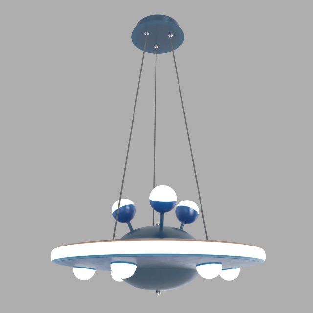 mystery chandelier 3D Model .c4d .max .obj .3ds .fbx .stl .blend 