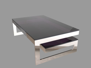 guy lefevre coffee table 1970 3Dモデル
