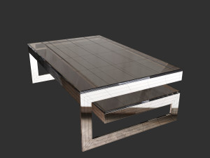 guy lefevre coffee table 1970 3Dモデル