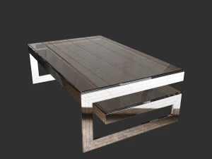guy lefevre coffee table 1970 3D Model