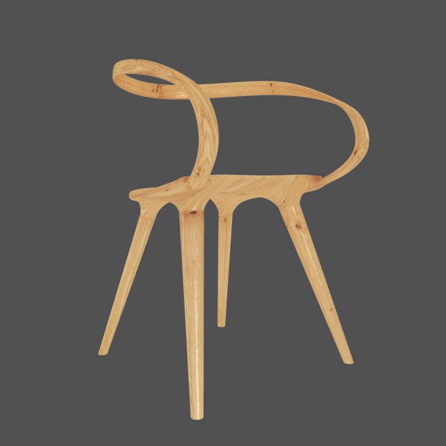 modern wood chairs for your dining room 3D मॉडल .c4d .max .obj .3ds .fbx .stl .blend