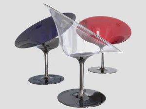 chair of philip stark 3D Model