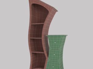 wood shelf - magnifique Modelo 3D