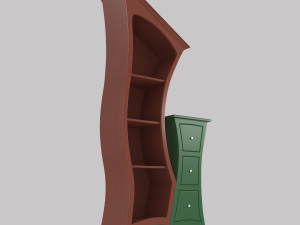 wood shelf - magnifique Modelo 3D