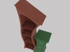 wood shelf - magnifique Modelo 3D