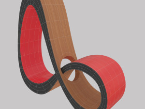 ribbon armchair - infinite 3D Model
