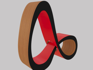 ribbon armchair - infinite 3D Model