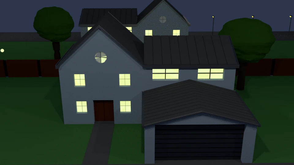 Casas 3D Model .c4d .max .obj .3ds .fbx .stl .blend