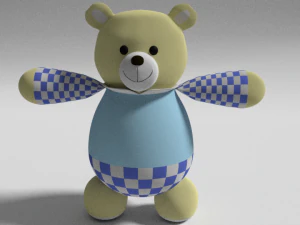 oso de peluche Modelo 3D