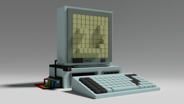 Ibm Model 3D .c4d .max .obj .3ds .fbx .stl .blend 