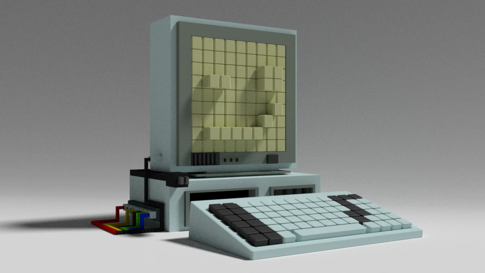 Ibm 3D Model .c4d .max .obj .3ds .fbx .stl .blend