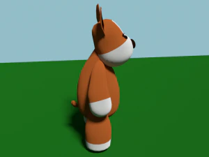 Dog of teddy 3D Model