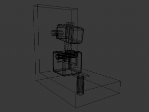 animated toy hammer low poly 3D Model