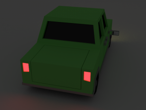 car low poly Model 3D