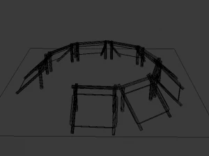 샤보노 로우 폴리 3D 모델