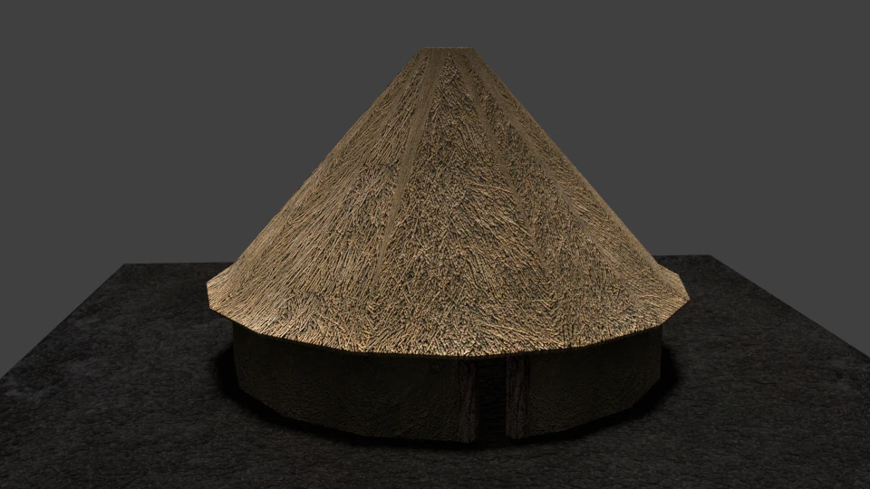 Churuata 3D Model .c4d .max .obj .3ds .fbx .stl .blend 
