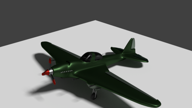 Il-2 fighter plane il-2 avin de combate 3D Model .c4d .max .obj .3ds .fbx .stl .blend 
