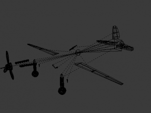 Il-2 fighter plane il-2 avin de combate 3D Model