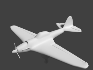 Il-2 fighter plane il-2 avin de combate 3D Model