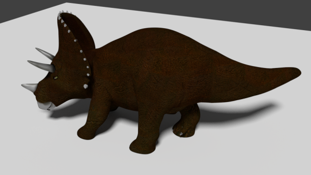 Triceratops 3D 모델 .c4d .max .obj .3ds .fbx .stl .blend 