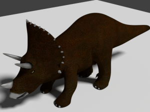Triceratops 3D 모델