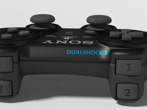 Dualshok 2 ps2 controller-control de ps2 3D-Modell