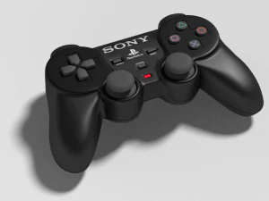 Dualshok 2 ps2 controller-control de ps2 3D Model