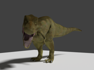 T rex blend 3ds stl 3D Модель