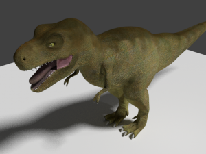 T rex blend 3ds stl 3D Модель