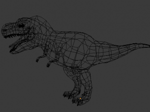 T rex blend 3ds stl 3D Модель