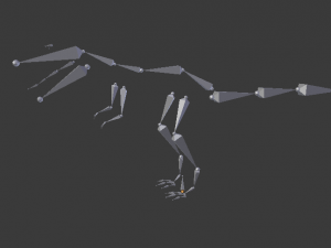 T rex blend 3ds stl 3D Модель